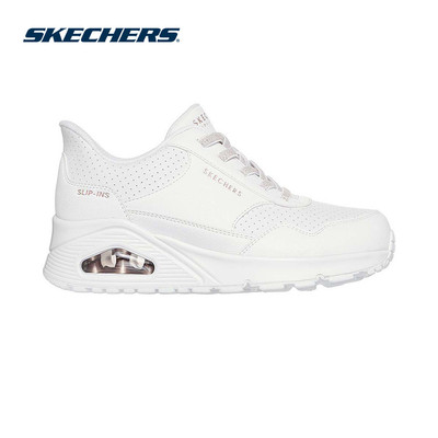 Giày Thể Thao Nữ Skechers Street UNO Banksia Luxe - 177118-WHT Air-Cooled Memory Foam