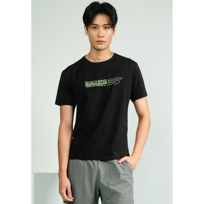 Áo Thun Tay Ngắn Nam Skechers Running Performance Short Sleeve Tee - SP325M357-0018
