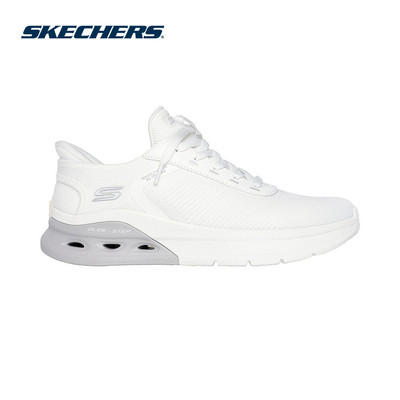 Giày Thể Thao Nam Skechers Slip-ins BOBS Sport Arc Waves 2.0 Now It Thường Ngày-118317-WHT Memory Foam