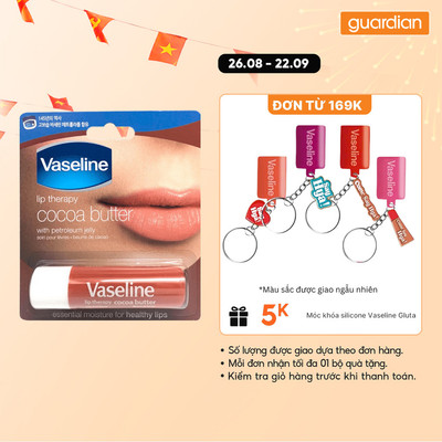 Son Dưỡng Môi Vaseline Lip Therapy Cocoa Butter Stick Chiết Xuất Bơ Cacao 4,8Gr