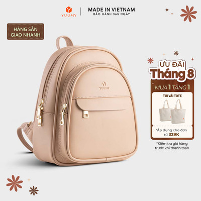 Balo Yuumy (Thời trang nữ cỡ trung basic - Balo da Seasand YBA51) Bagsmart