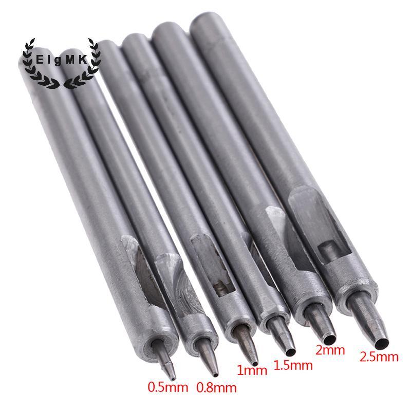 [ElgMK] DIY Belt Punching Leather Hole Punch Hollow Drilling Tool Craft Leather Puncher [MỚI]