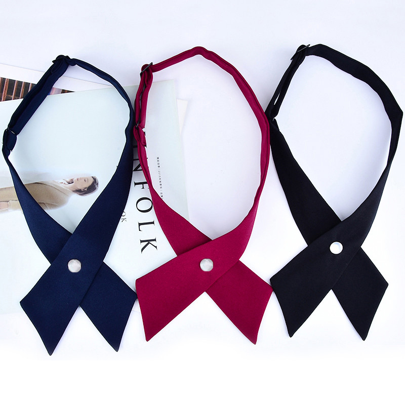Jk Cross Bow Tie Bow Tie Đồng Phục Cử Nhân Phong Cách Nhật Bản Cổ Không Thắt Nút Hoa Nữ Sinh Đồng Ph