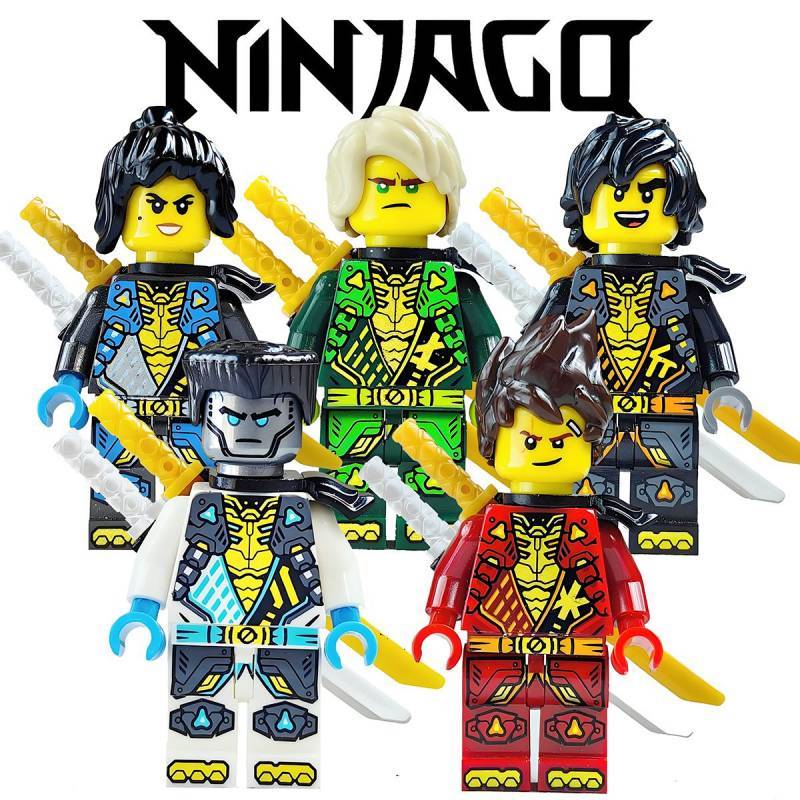Ninjago Big Movie 19 Season New Double-Sided Printing Ninja Building Blocks Doll OufE