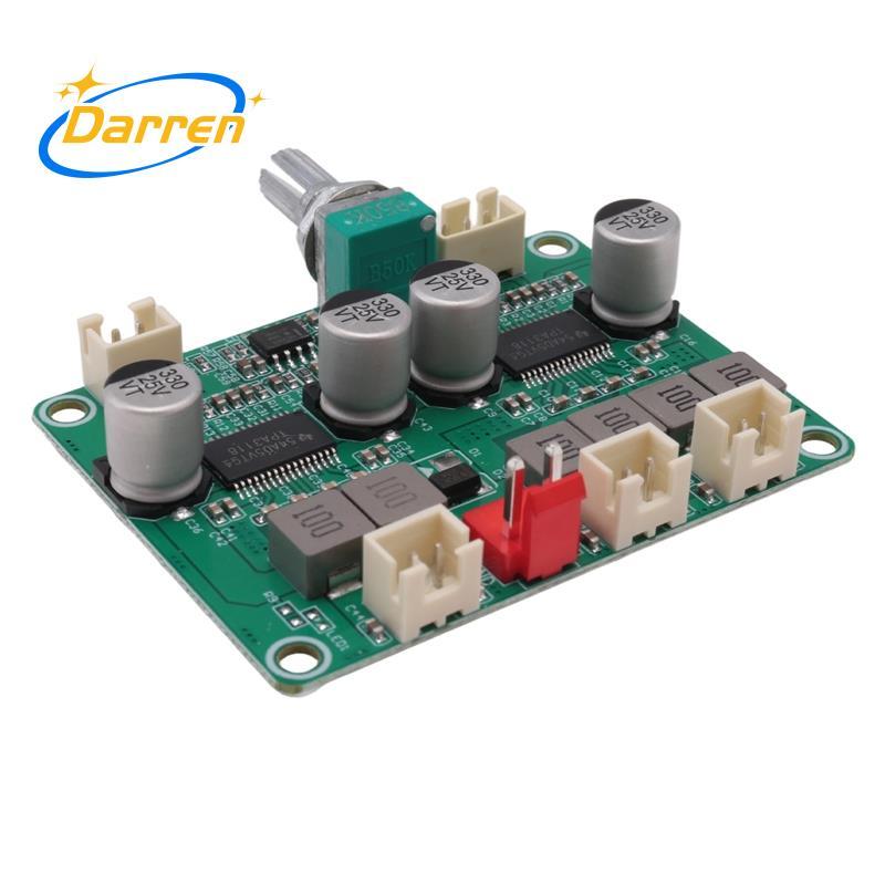 Bảng khuếch đại âm thanh kỹ thuật số TPA3118 Mô-đun khuếch đại 2.1 kênh 2X30W & 60W Bảng khuếch đại 