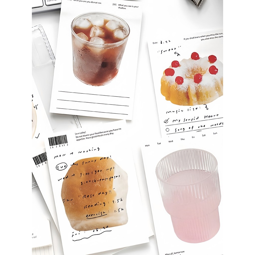 Infeelme Happy Today Thứ Ba Bomb Tạp Chí ins Phong Cách Post-it Ghi Chú Sổ Tay Chất Liệu Giấy Ghi Ch