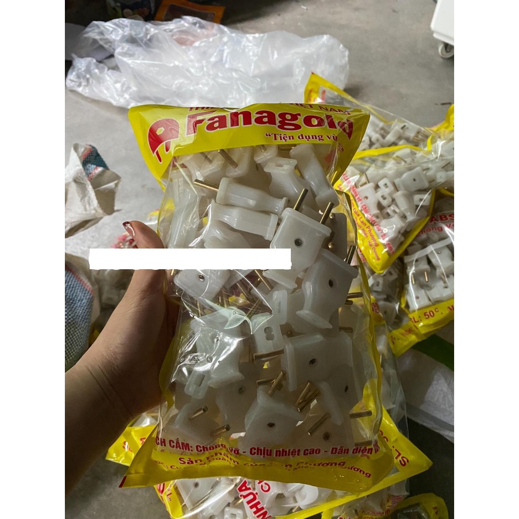 Combo 50 Phích cắm điện dương Fanagold, phích cắm điện, Phích Cắm Dương
