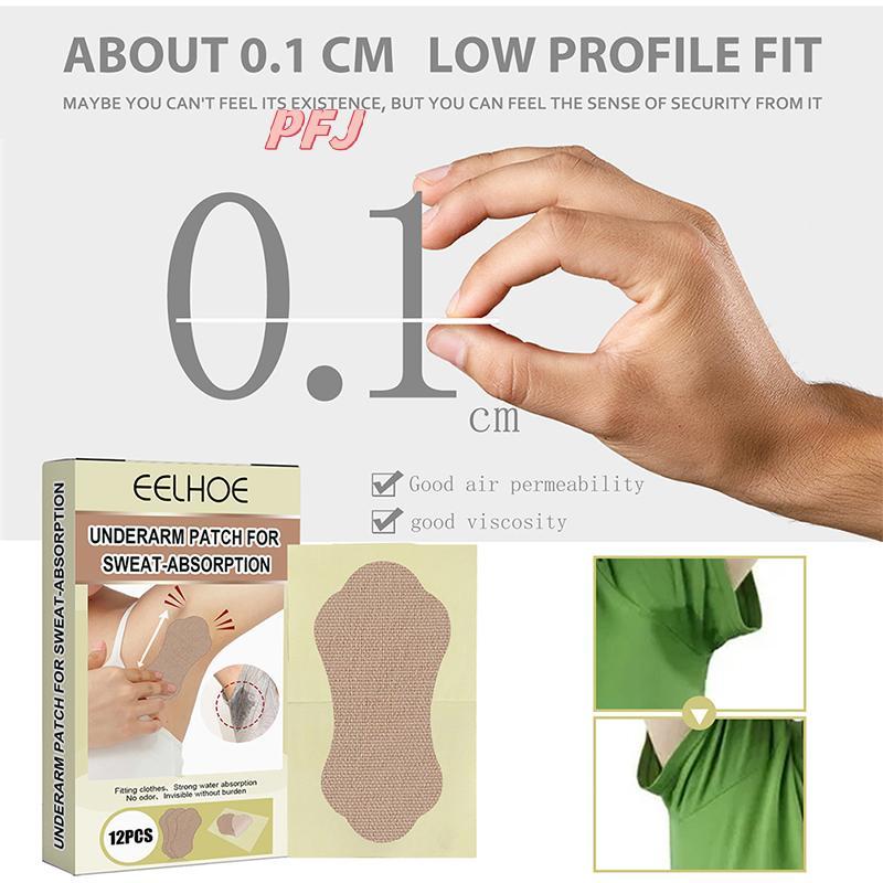 PFJ 12 Cái Dùng Một Lần Khử Mùi Nách Miếng Dán Nách Nách Nách Mồ Hôi Nách Louislifestar