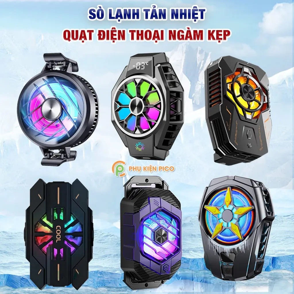 Quạt làm mát điện thoại có tản nhiệt và kẹp mới X9 / GT30 / SL09 / J42-Phụ kiện