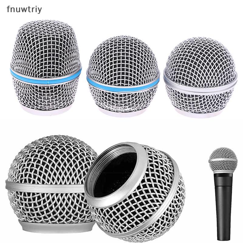 [fnuwtriy] Đầu thay thế micrô Lưới thép Micro cầm tay Đầu lưới nướng phù hợp với Shure Beta 57A 58A 