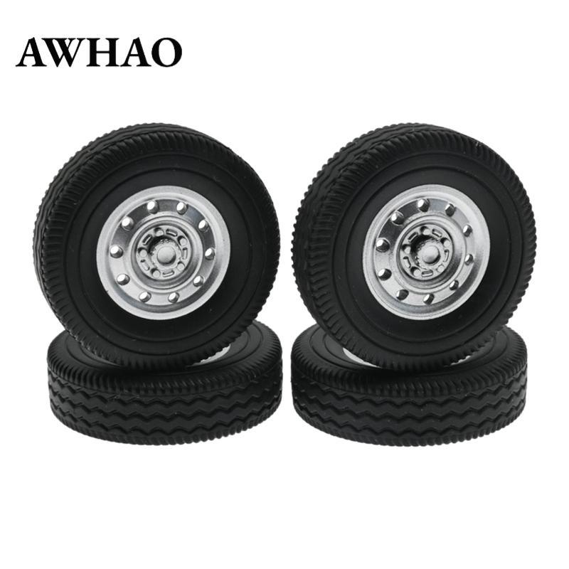 4 Miếng RC Lốp Xe Bộ Cho Wltoys D12 Mini 1 / 16 Xe Bán Tải RC Xe