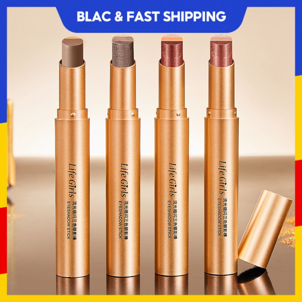 LIFE GIRLS Eyelid Stick Waterproof And Sweatproof Beauty Nature Aegyo Sal Eyeshadow Stick Smooth Hig