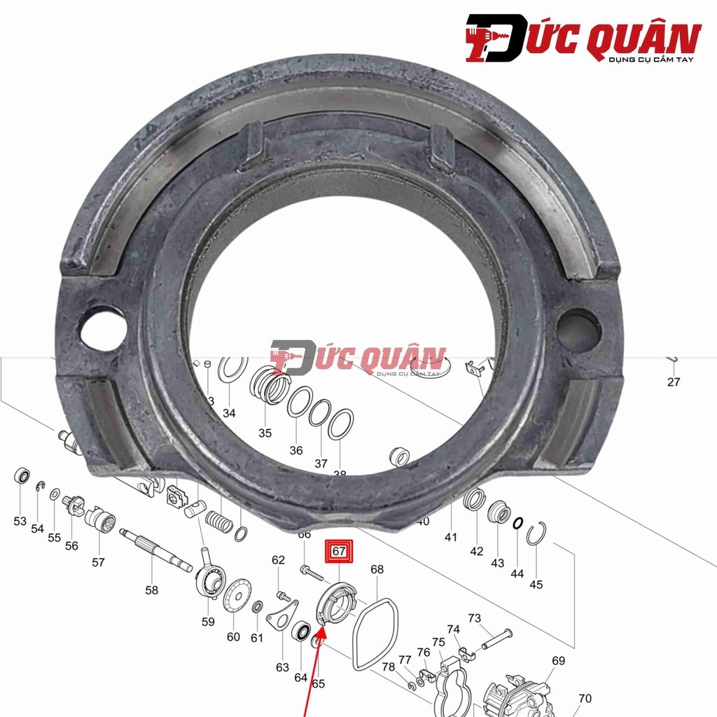 Giá đở máy DHR242/ DHR242/ DHR243 Makita 141230-5