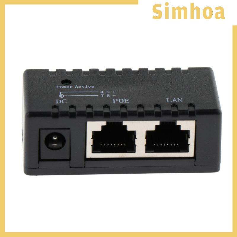 [SIMHOA] Bộ chuyển đổi nguồn PoE Tương thích 0Mbps cho điện thoại, máy ảnh, AP và