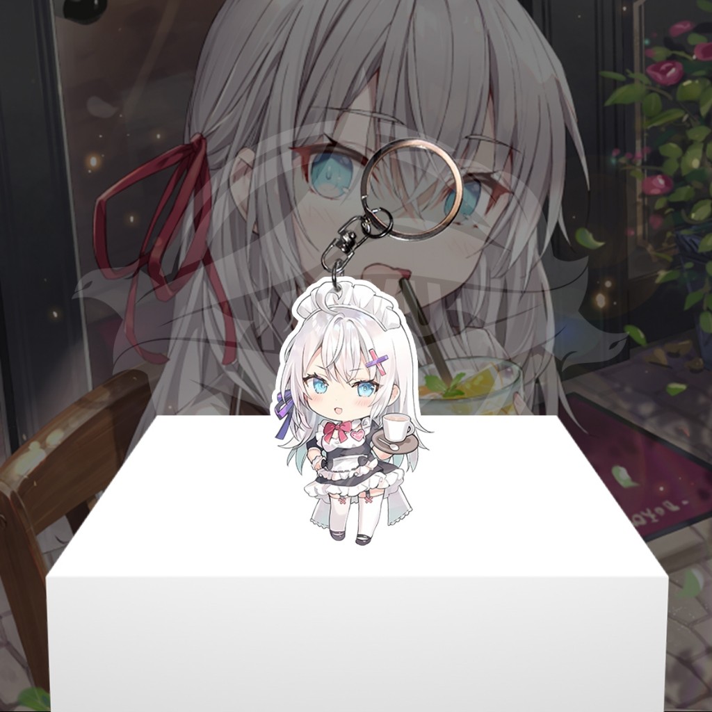 Móc Khóa Mica KeychainRoshidere Alisa Mikhailovna Kujou phụ kiện túi xách balo