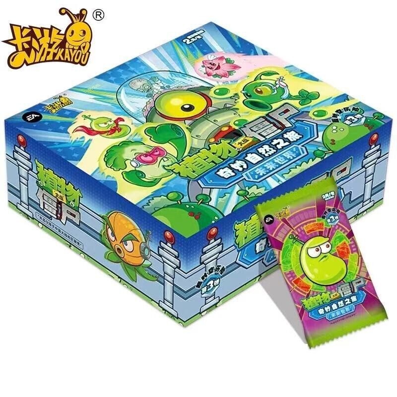 Kayou Plants VS Zombies Game Battle Collection Trading Cards Booster Boxs New Sealed Wave 3