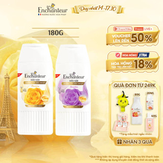 Dầu gội dưỡng tóc siêu mượt Enchanteur Keratin Charming Phục hồi sức sống/Sensation Mượt mà óng ả nước hoa thơm lâu 180g