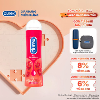 Gel bôi trơn Durex Play Strawberry hương dâu 100ml/chai