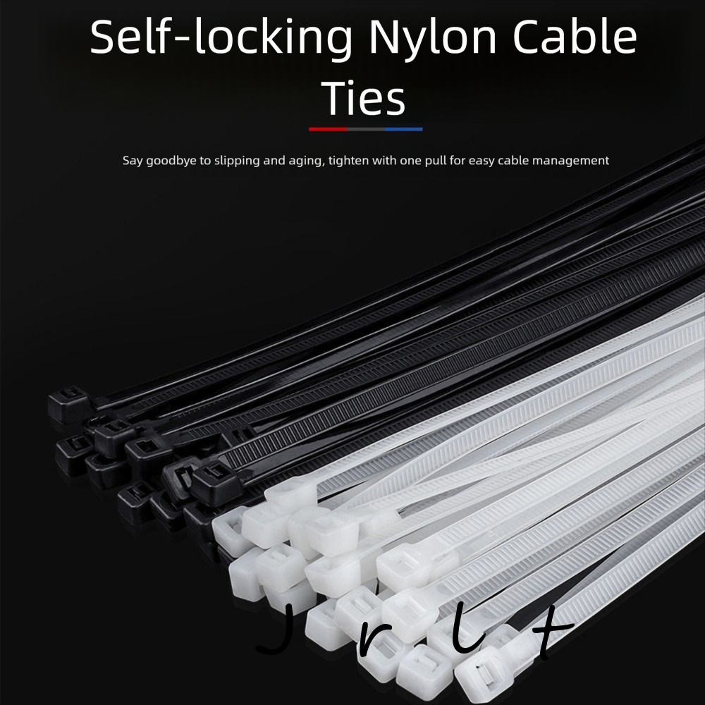 JRLT Heavy Duty Nylon Zip Ties, Cable Tie Retainer Nylon Khóa Nylon Cable Tie Buckle, Công cụ buộc c