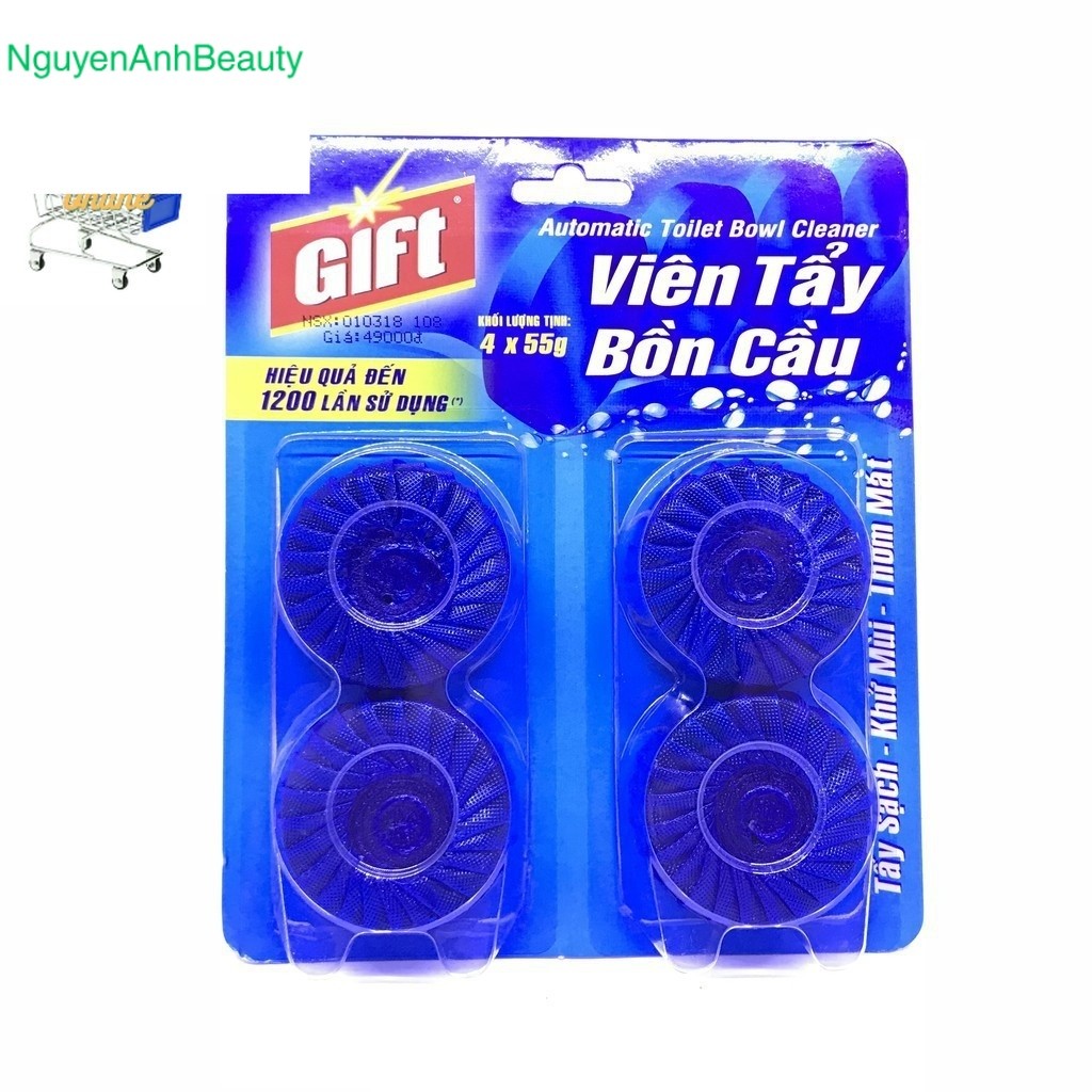 Viên Tẩy Bồn Cầu ( VỈ 4 VIÊN)