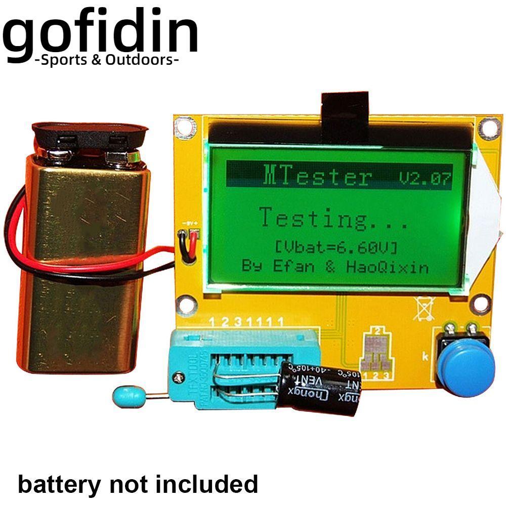 GOFIDIN LCR-T4 ESR Meter Màn hình LCD chất lượng cao Điện dung đa chức năng