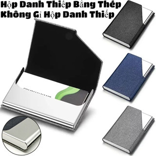 Hộp Danh Thiếp Bằng Thép Không Gỉ Hộp Danh Thiếp,Hộp Đựng Thẻ, Name Card,Kiểu Dáng Thời Trang Nhỏ Gọn