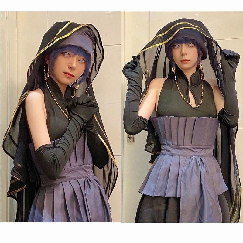 Váy cưới cosplay Hinata Hyuga Naruto, phù hợpexpo và chuyển cosplay