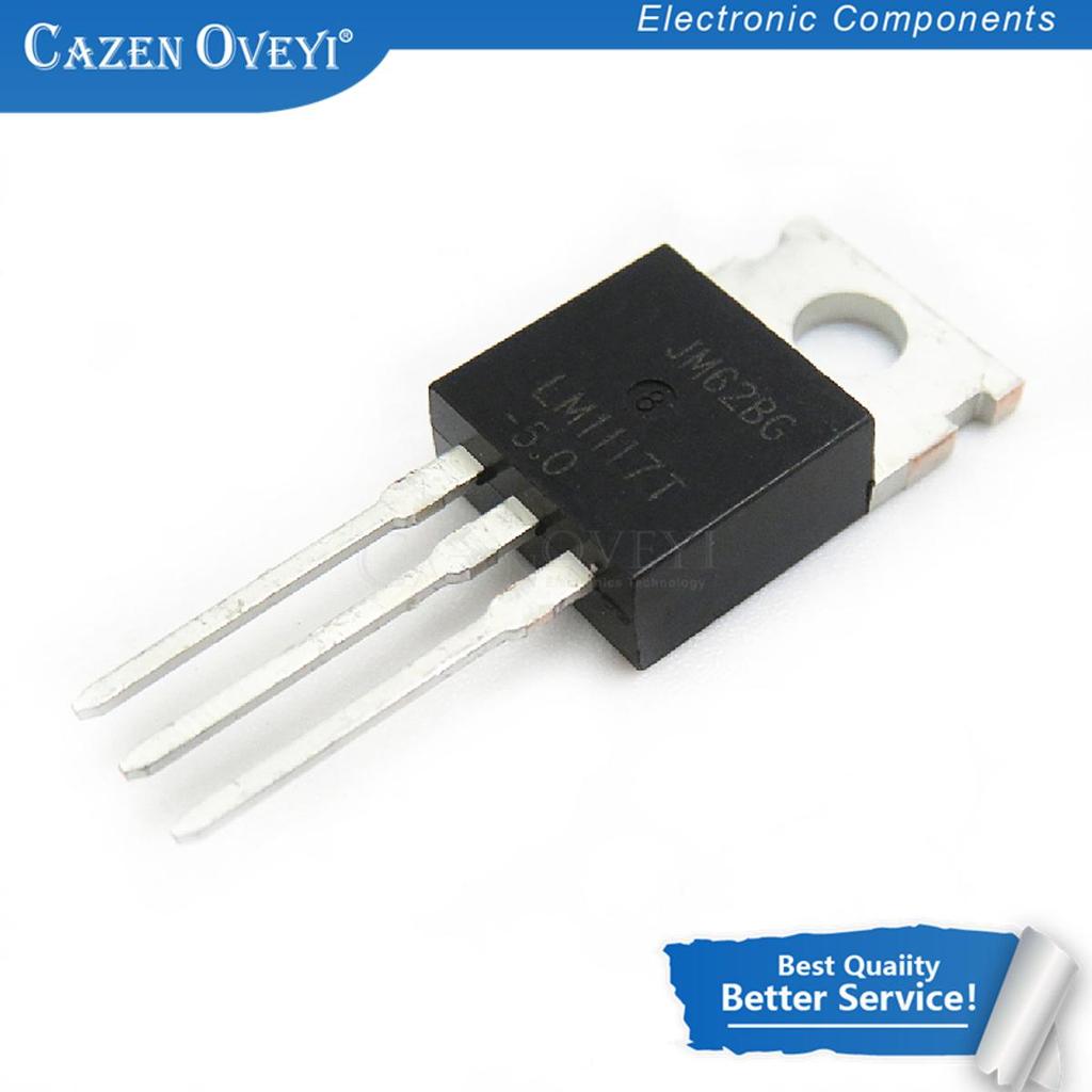 10 Cái / lốc LM1117T-5.0 LM1117 TO-220 5V 800mA Còn Hàng