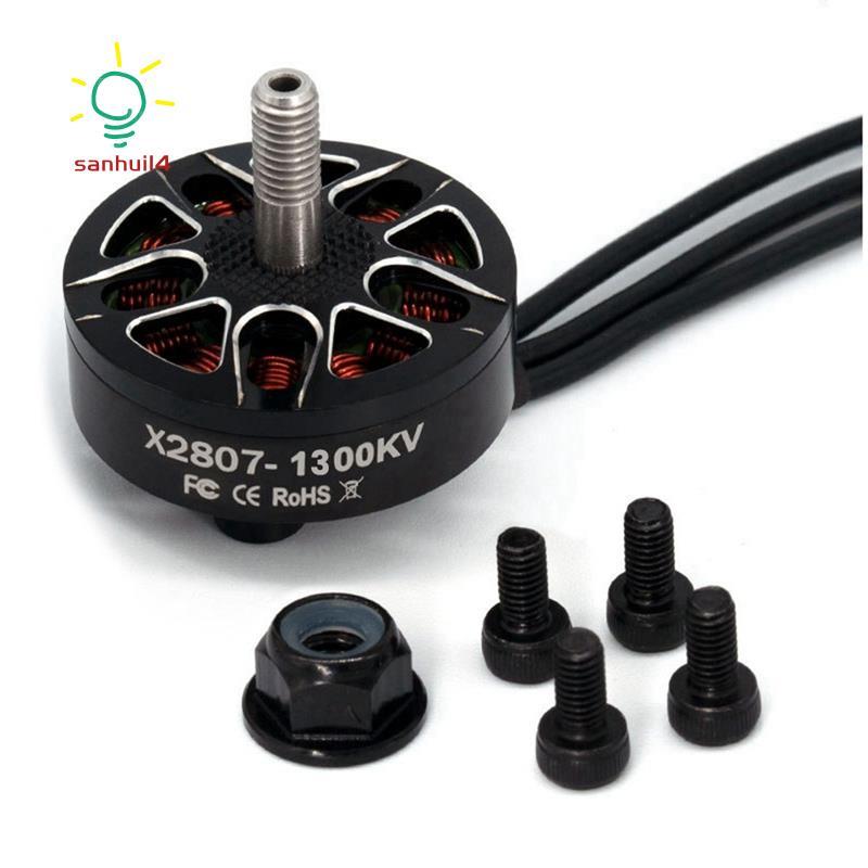 X2807 1300KV Động cơ không chổi than 2-6S Trục chịu lực 4mm cho máy bay không người lái đi ngang tầm