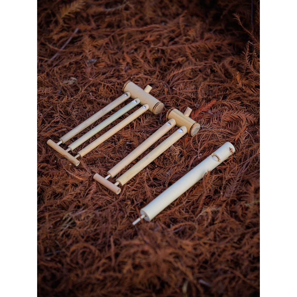 Trẻ Em Đồ Chơi Âm Nhạc Handmade Tre Nước Chim Còi Còi Khu Vực Xem Double-Pipe Ba Miếng Còi Tre Đơn D