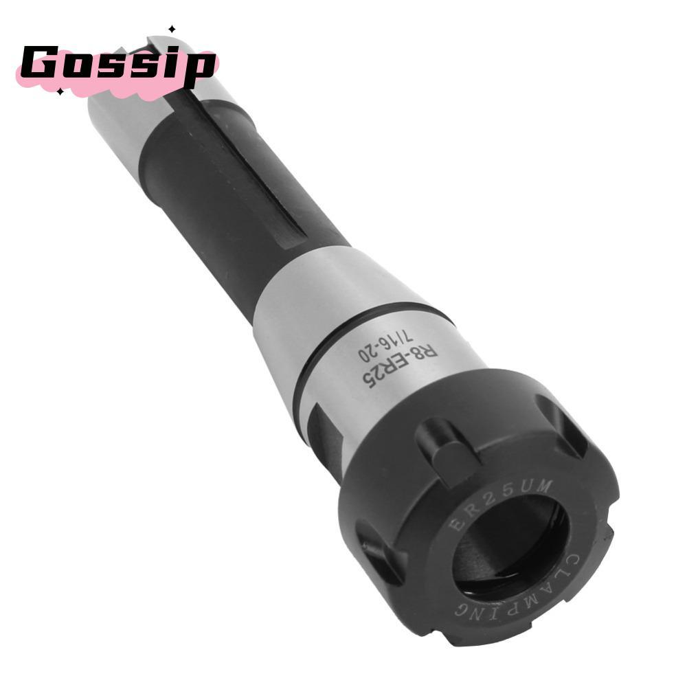 Giá đỡ Chuck Collet lò xo GOSSIP, ER25 Collet lò xo nạp R8-ER25 Collet Chuck, Đai ốc phẳng quay lỗ s