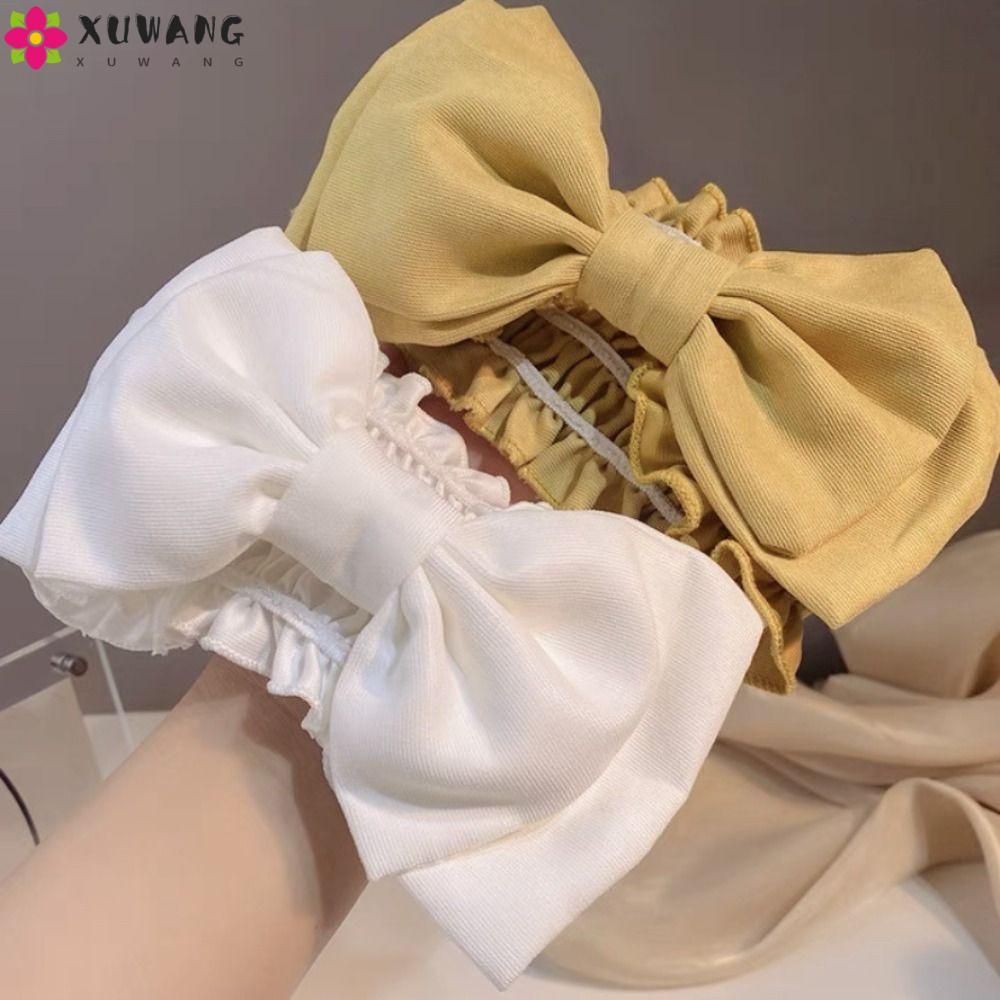 QUENTIN Bow Headband, Wash Face Makeup Wash Face Wash Face Hairband, Dụng cụ rửa mặt ren đa năng hai