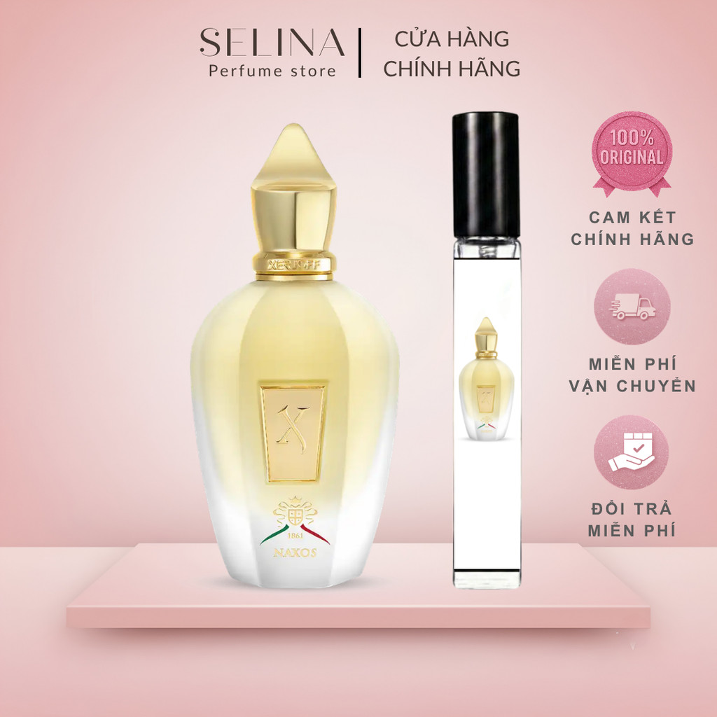 [Chính hãng] Nước Hoa Nam Chiết 10ml Xerjoff Naxos Hương Mật Ong Thuốc Lá Ấm Ngọt, Sang Trọng Và Cuố