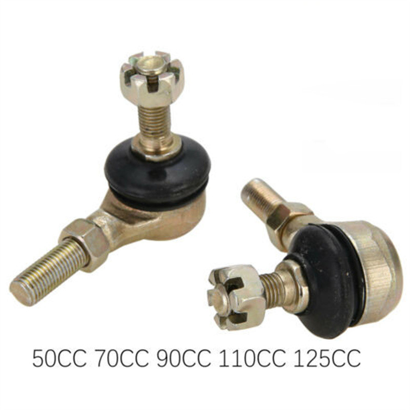 1 Cặp 10mm M10 Tie Rod End Ball Joint cho 50cc-250cc ATV Quad 4-Wheeler Go Kart Lái Phụ tùng thay th