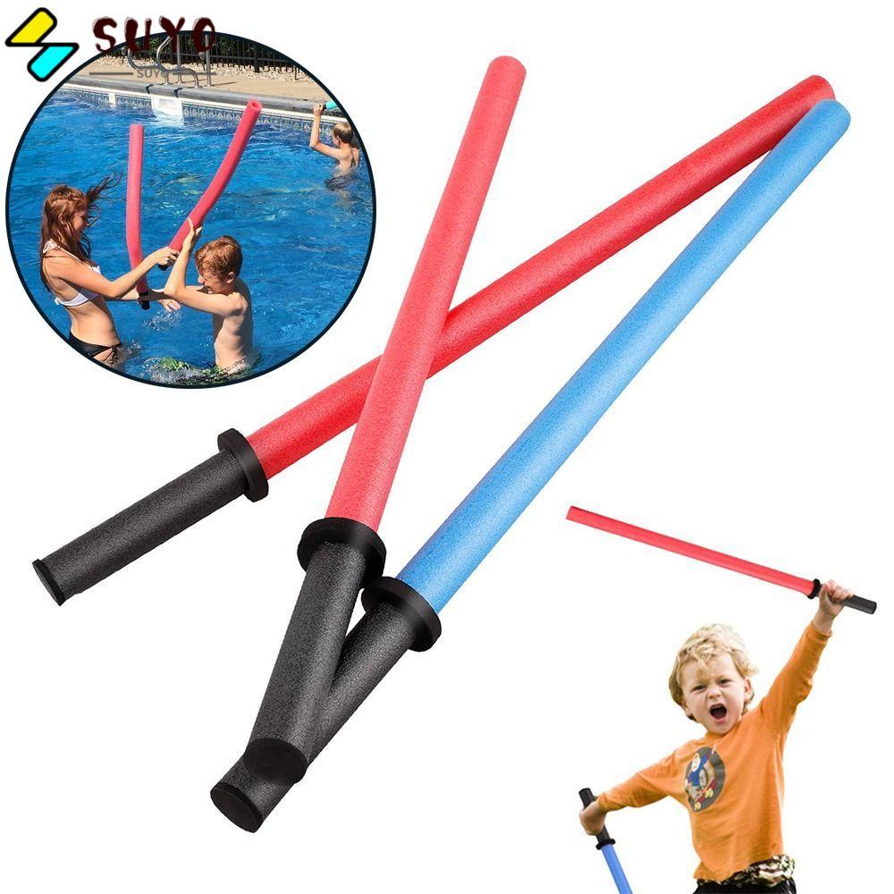 SUYO Pool Noodle Stick, Long Foam Pool Noodles Foam Light Sabre Toy, Party Favors Foam Toy Kids