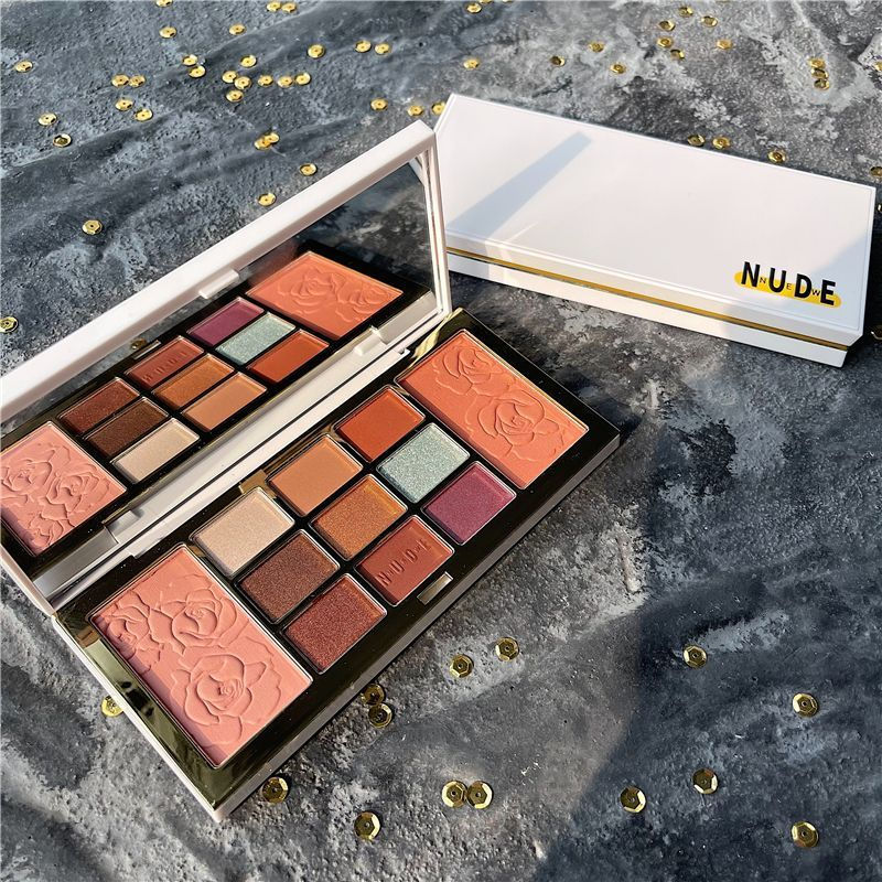 Light ins Premium eyeshadow palette, high-shimmer blush, ultra-niche luminous powder makeup, all-in-