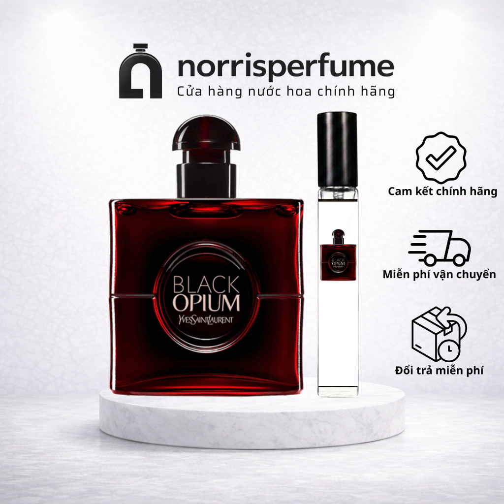 [Chính hãng] Nước Hoa Nữ Chiết 10ml YSL Black Opium Over Red EDP Cá Tính, Gợi Cảm Lôi Cuốn