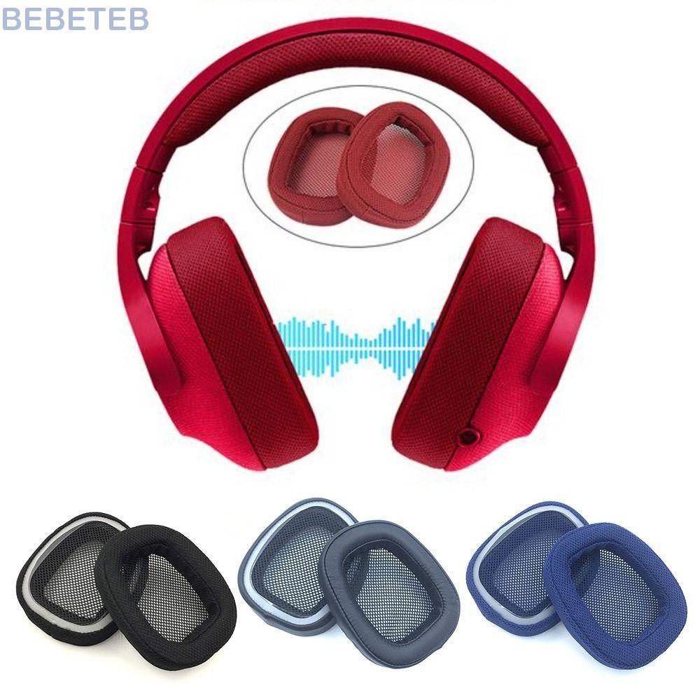 BEBETEB 1 Cặp Đệm Tai Thay Thế Bọt Miếng Lót Tai Nghe Tai Nghe Phụ Kiện Cho G433 G233 G- G533 G231 G