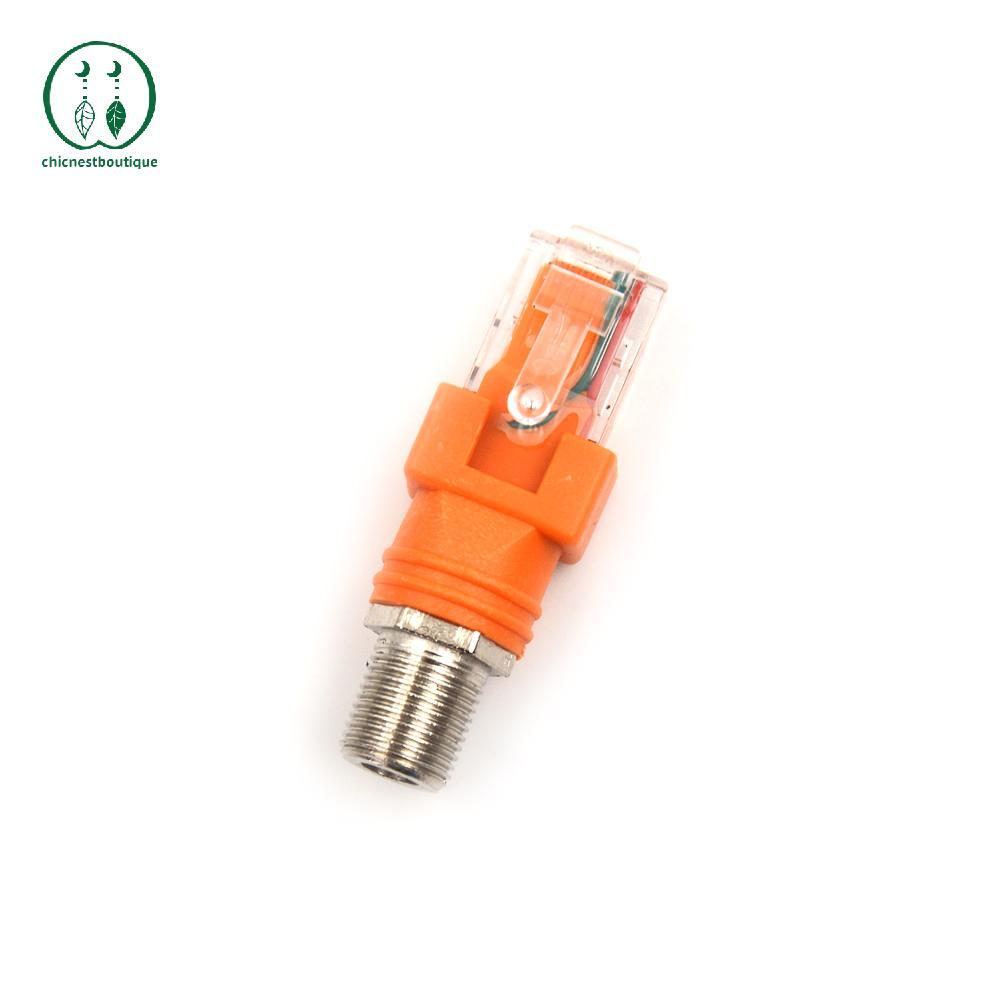 [Chicnest] Bộ chuyển đổi khớp nối trục đồng trục F Female sang RJ45 mới RJ45 sang RF Connector BU