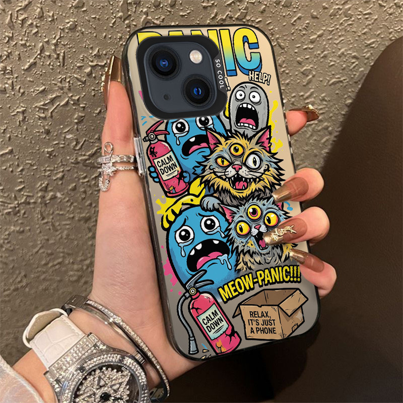 Ốp Lưng Truyện Tranh Mèo Ba Mắt Cho Samsung Galaxy A02S A03 A04 A03S A05 A05S A06 4G A07 A17 A12 13 