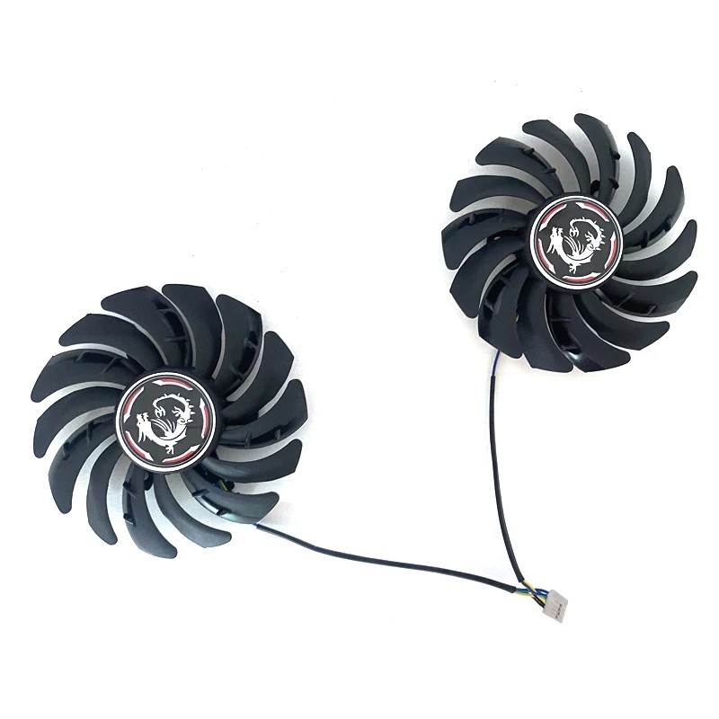 Mới 87MM 4PIN Quạt Làm Mát GTX1650 GOU FAN Cho MSI GeForce GTX 1650 Super 1660 1660Ti GAMING X Card 