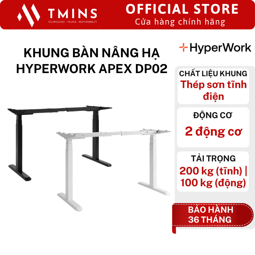 Khung bàn nâng hạ HyperWork Apex DP02 - Hàng chính hãng