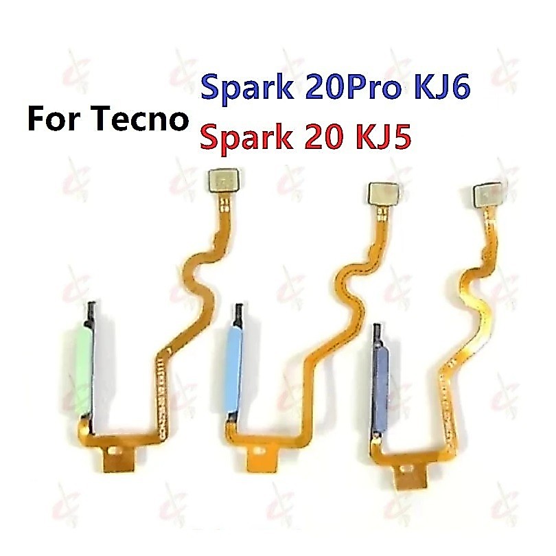 Cảm biến vân tay,nút nguồn cho Tecno Spark 20 Pro flex KJ5 KJ6