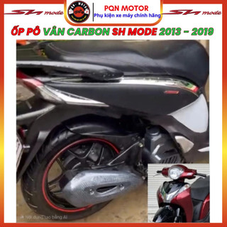Ốp pô Hàng Artistar Cho Sh Mode Các Đời Xe Từ 2013 - 2019 và Sh mode 2026 - 2020 Vân Cacbon Đẹp Bền