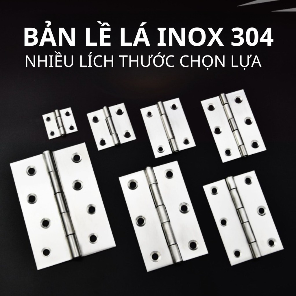 Protoolhub-combo 20 bản lề lá inox bóng bản lề lá sắt xi，Bản lề inox 304 sáng bóng.