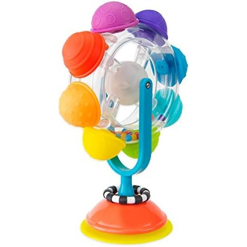 Sassy Rainbow Wheel High Tray Toy, Age 6+ Months