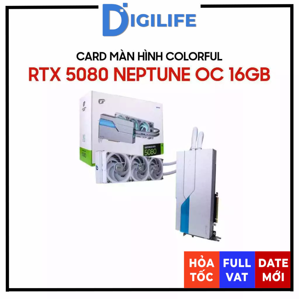 [DATE MỚI - FULL VAT] Card màn hình Colorful iGame GeForce RTX 5080 Neptune OC 16GB GDDR7