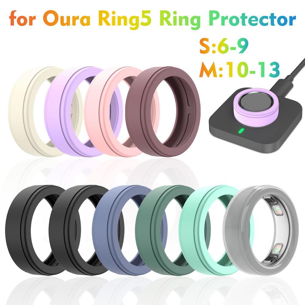 Dành Cho Oura Ring 5 Vỏ Bảo Vệ Vỏ Silicon Thân Thiện Với Da Cho Vòng Thông Minh Oura