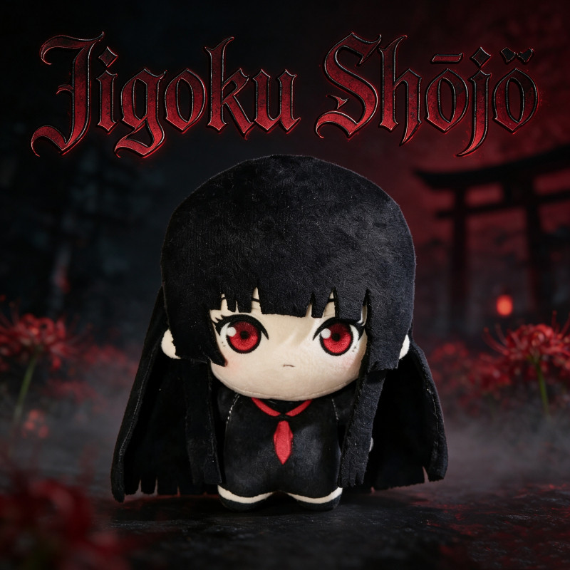 Jigoku Shoujo Hell Girl Enma Ai Mini Sang Trọng Búp Bê, Đồ Chơi Nhồi Bông Nhân Vật Anime Mềm 10cm, M