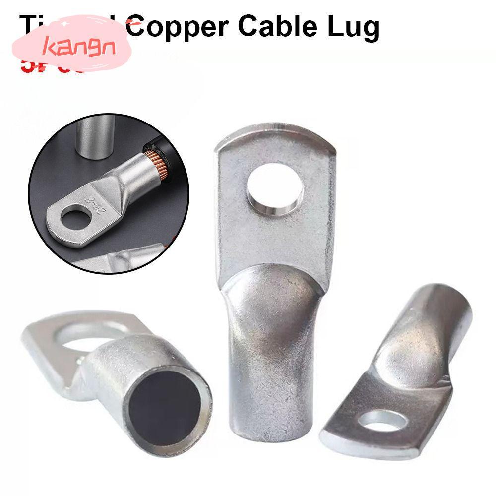 KANGN 5 Cái Chốt Cáp Đồng Đóng Hộp, JG Series 6 / 10 / 16 / 25mm2 Vòng Uốn Thiết Bị Đầu Cuối, M6 / M